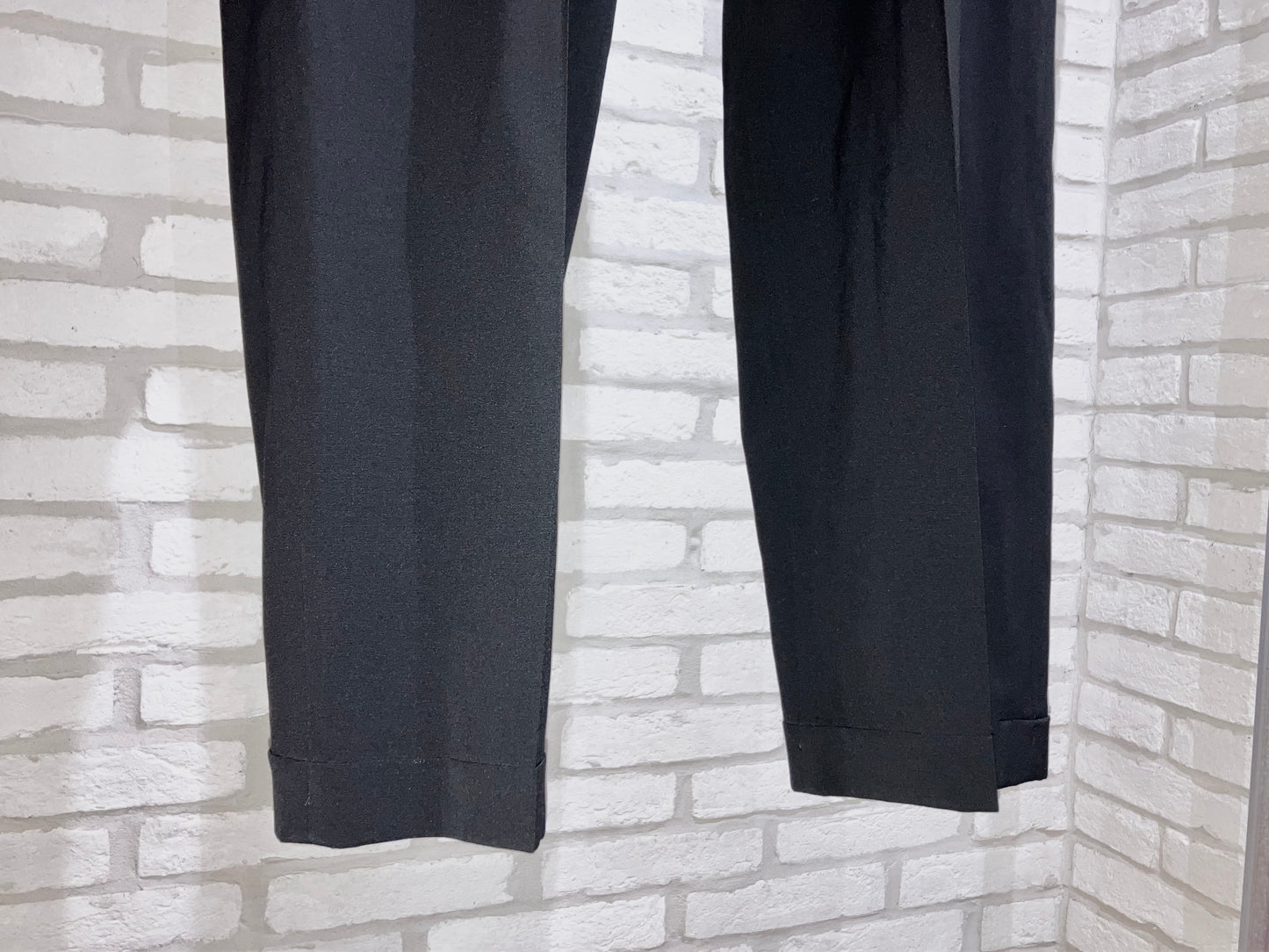 "HUGO BOSS" Old Summer Wool Wide Slacks