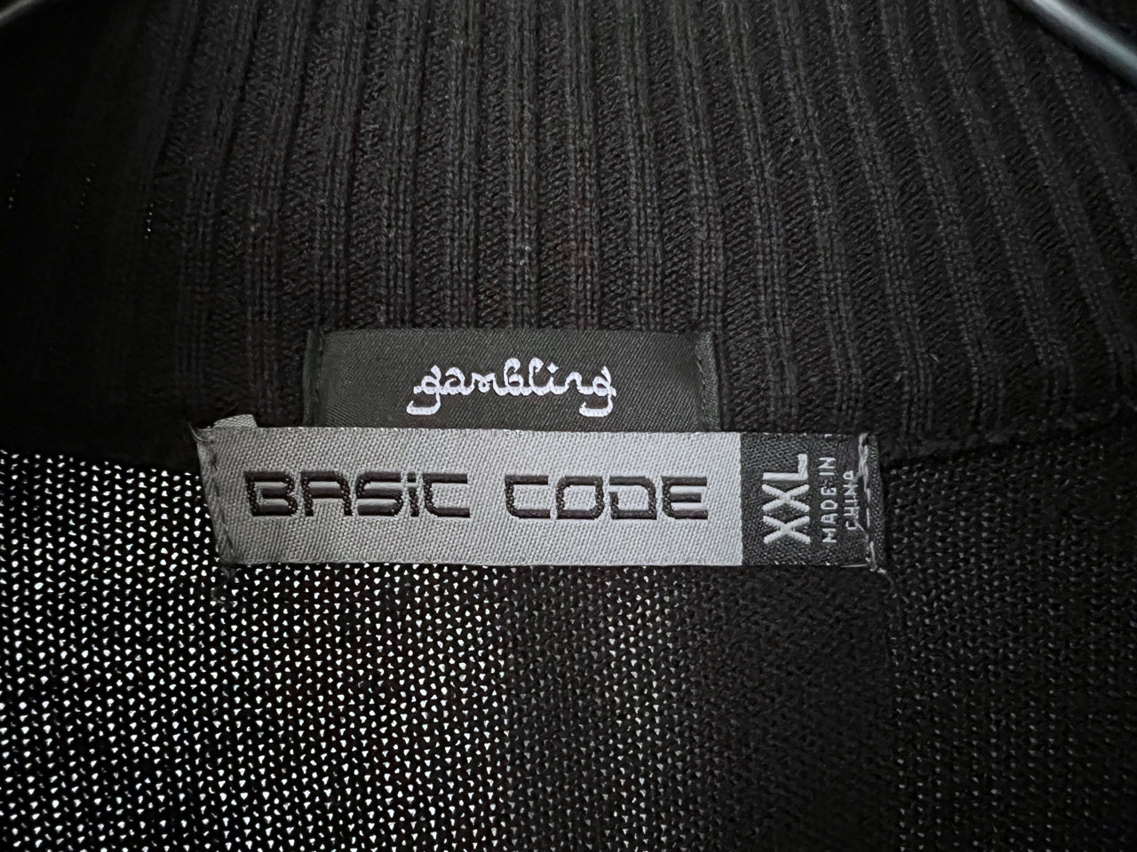GAMBLING KNITTED ZIP-UP