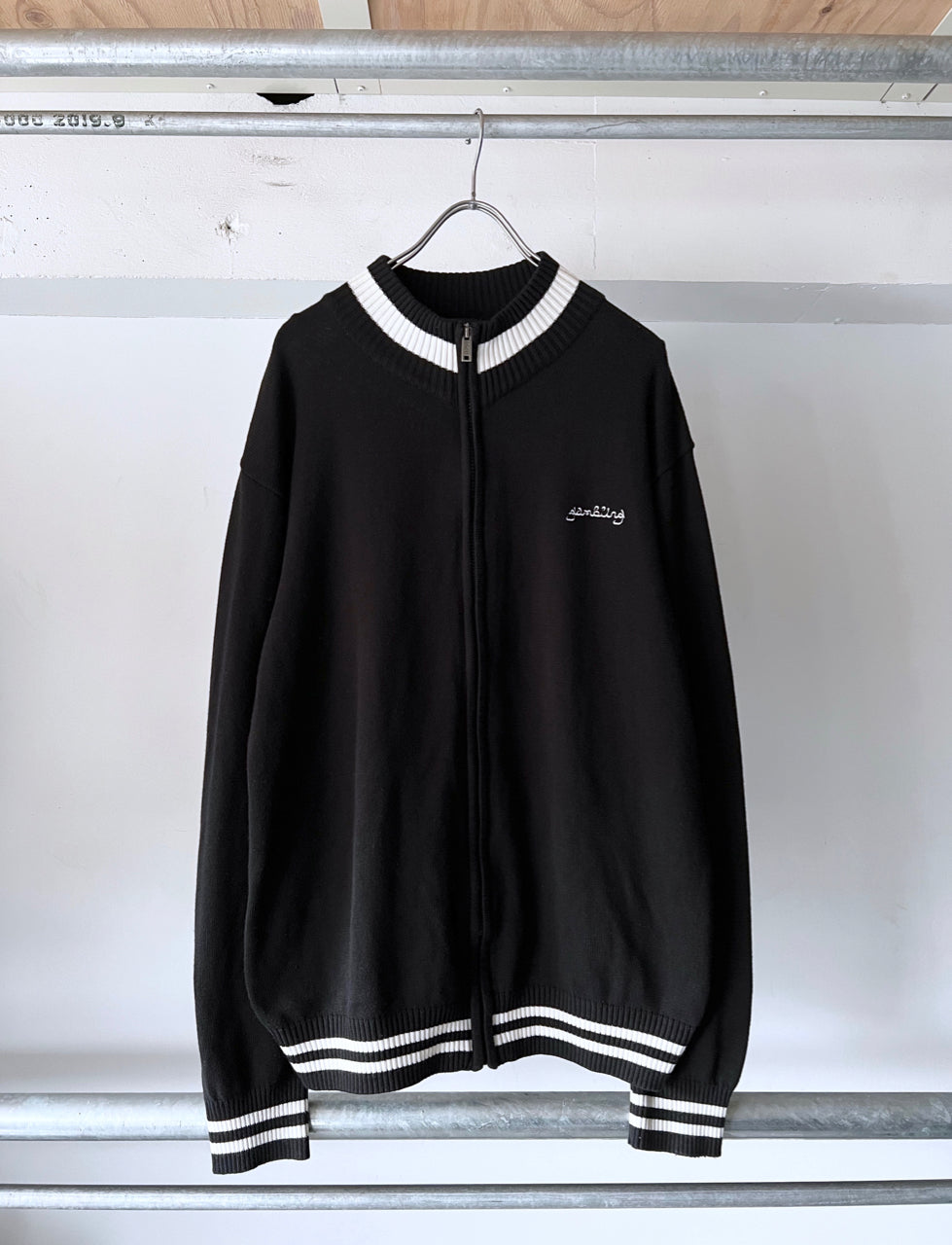 GAMBLING KNITTED ZIP-UP