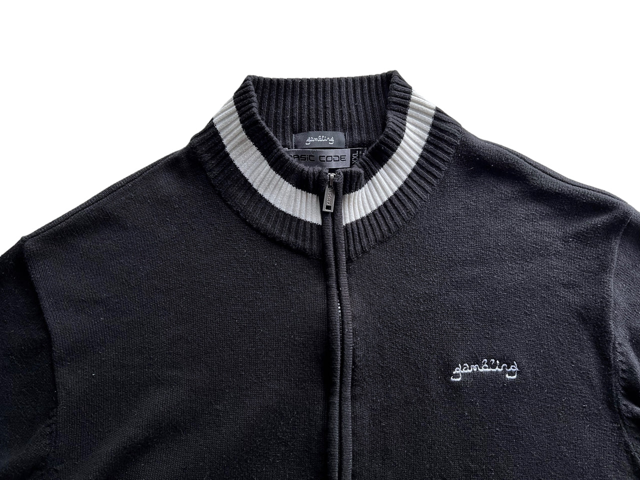 GAMBLING KNITTED ZIP-UP
