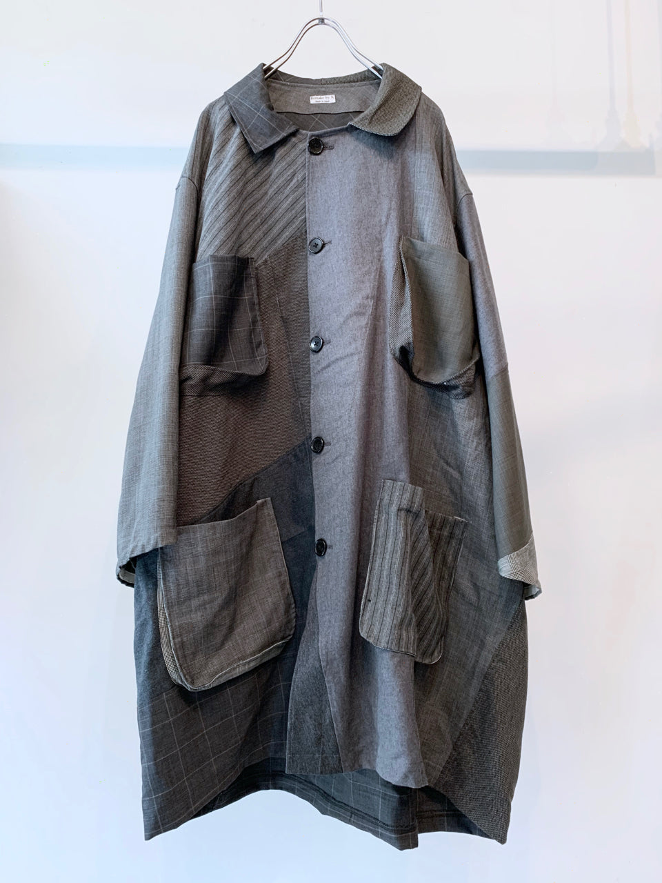 REMAKEBYK PANELED OVERCOAT