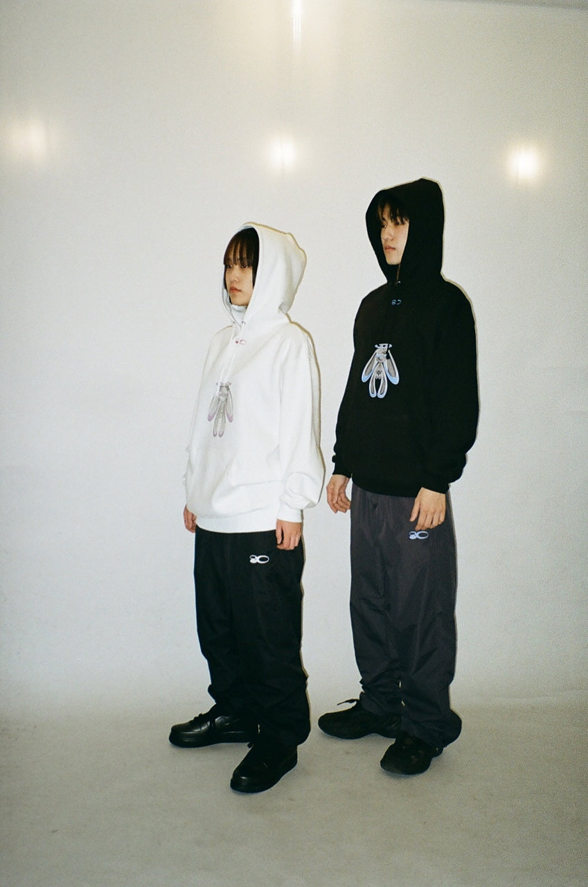 PE.°CORE LOGO NYLON PANTS (BLACK)