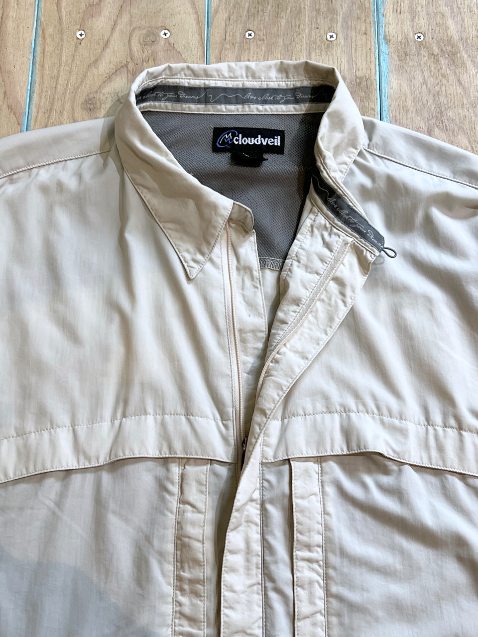 old Cloudveil Soft Shell Zip Thru Shirt