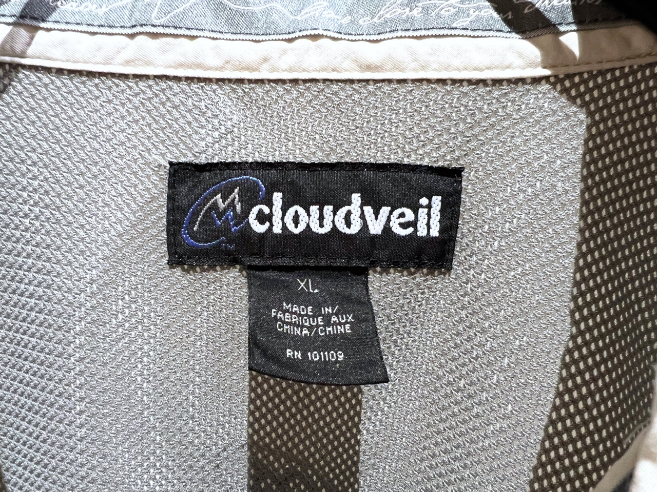 old Cloudveil Soft Shell Zip Thru Shirt