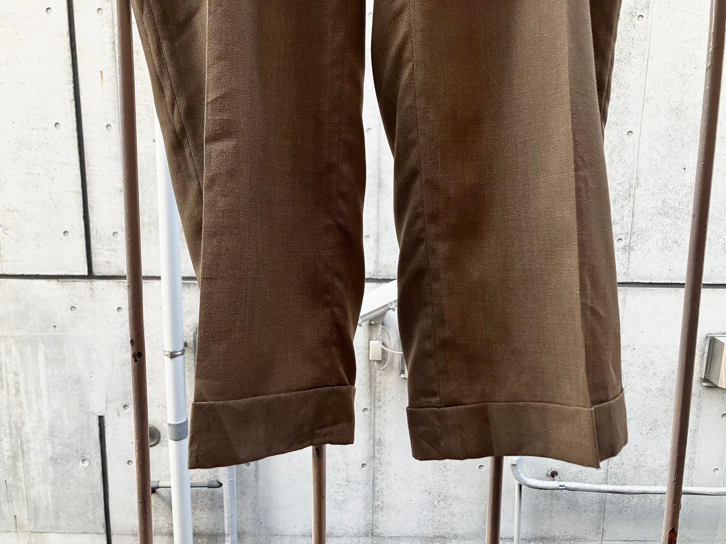 Vintage Summer Wool Wide Slacks "Super Big Size!!!"