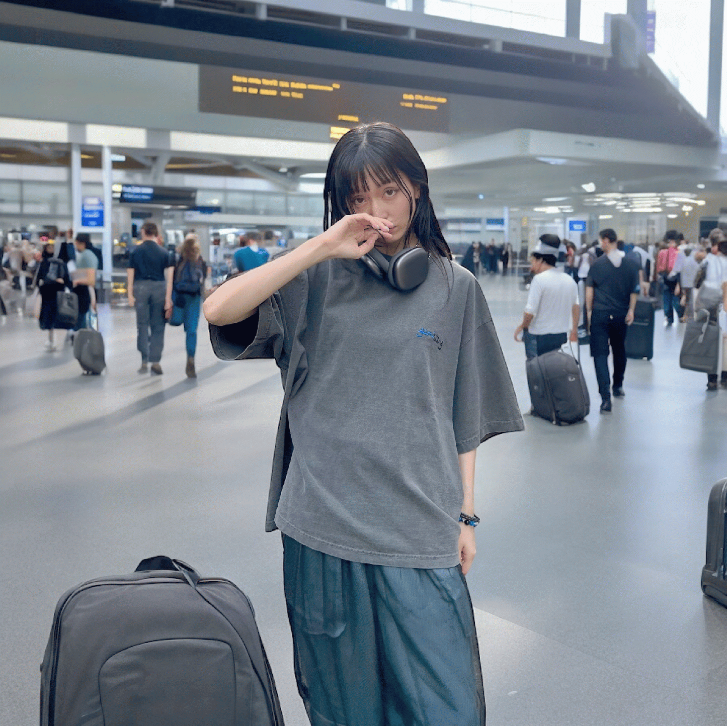 【Restock】GAMBLING DUAL ACTION TEE (SHADOW)