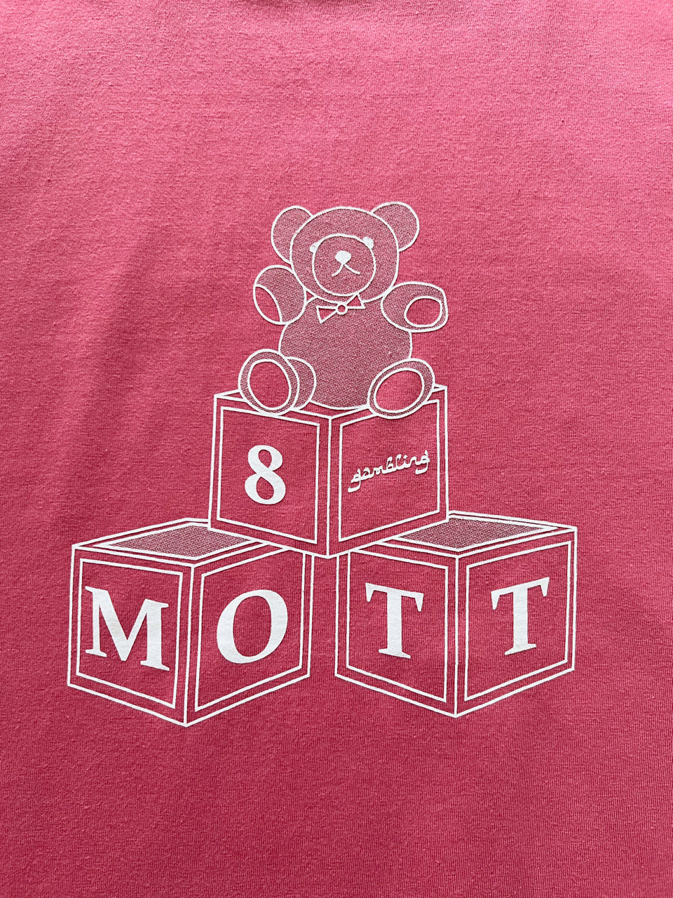 GAMBLING LDK BEAR TEE (F-PINK) (XL)