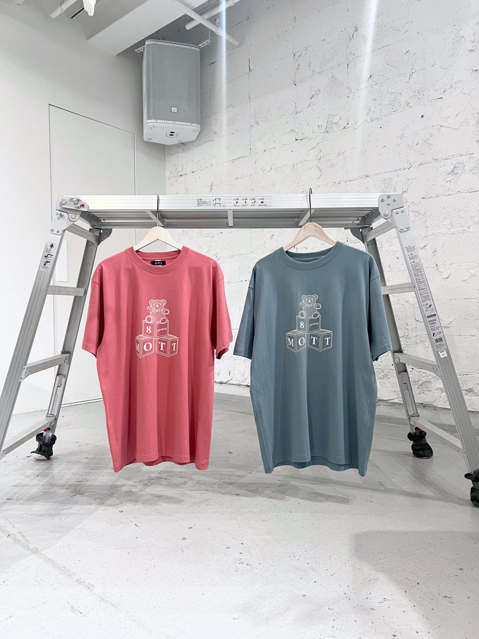 GAMBLING LDK BEAR TEE (F-PINK) (XL)