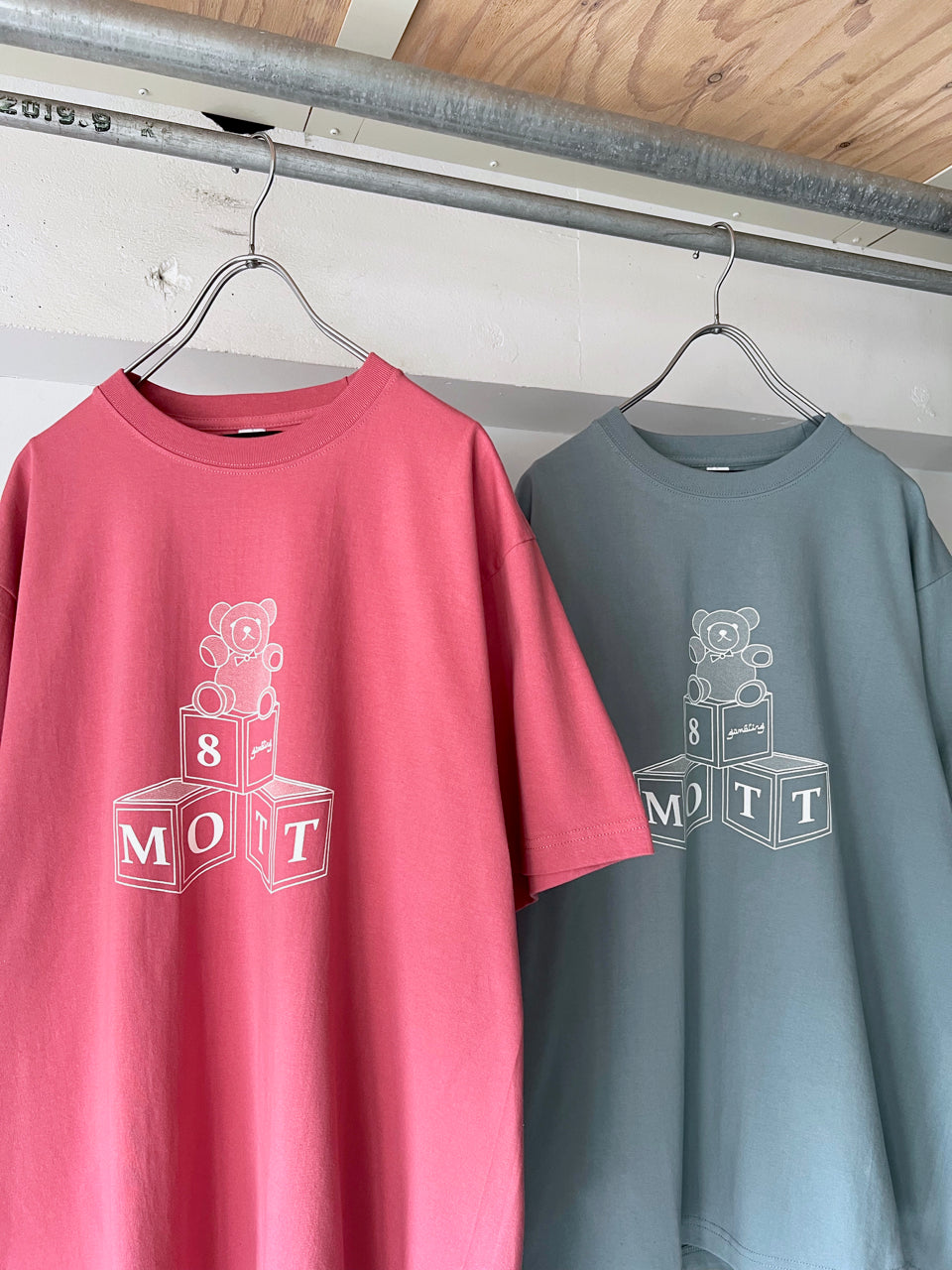 GAMBLING LDK BEAR TEE (C-BLUE) (L)