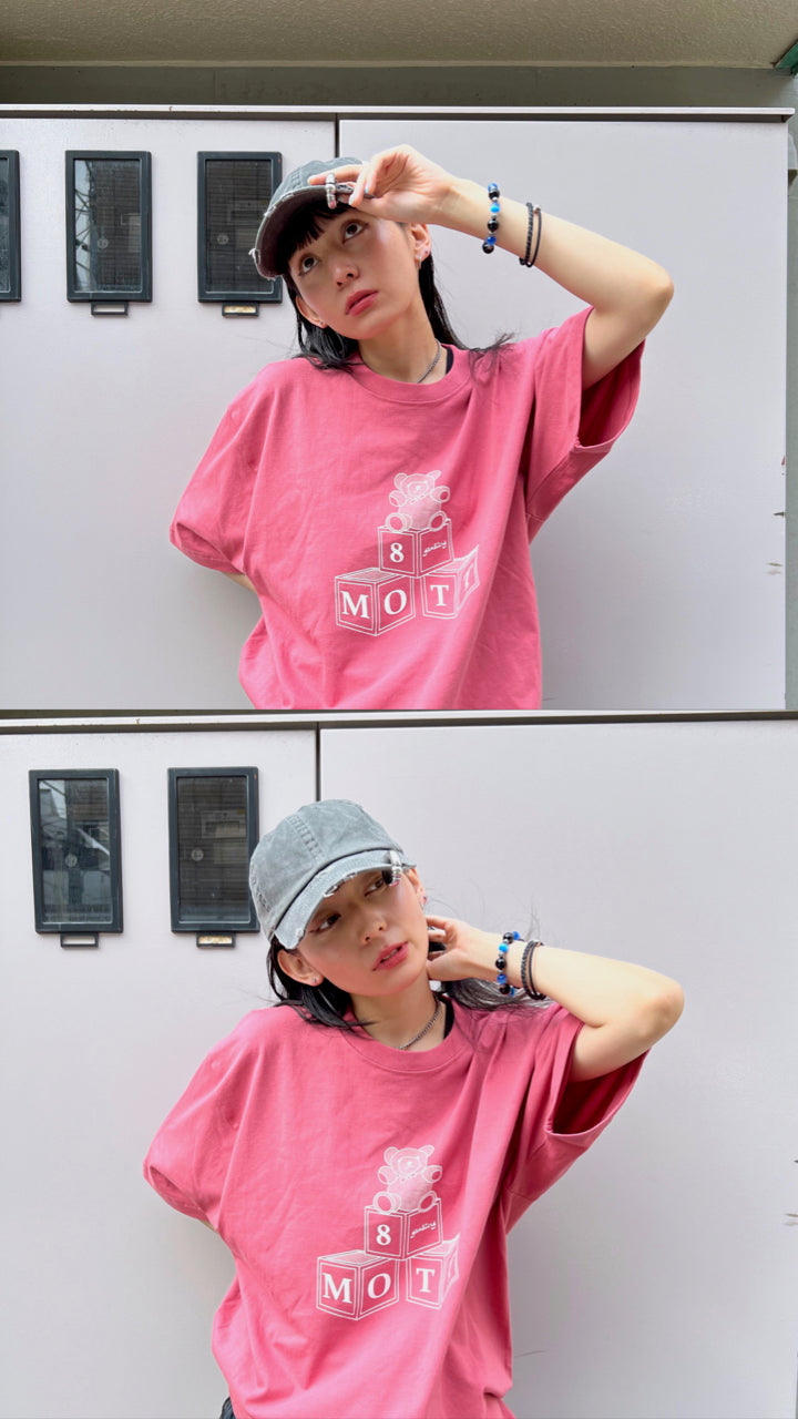 GAMBLING LDK BEAR TEE (C-BLUE) (L)