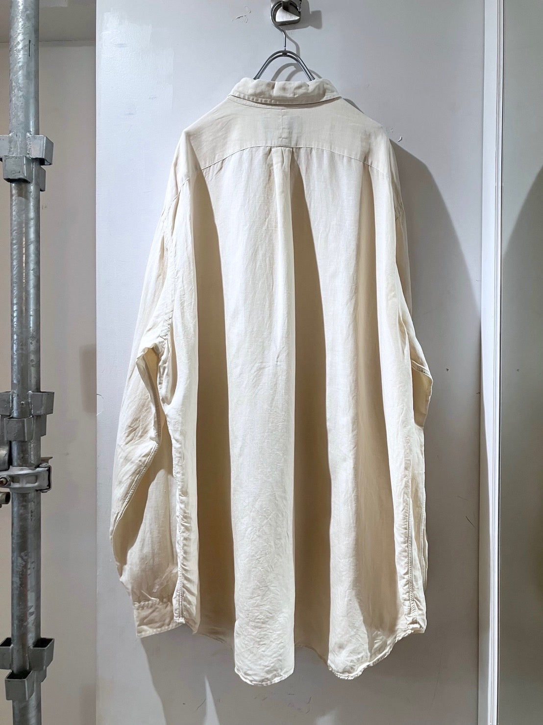 "Ralph Lauren" Old Oversized Silk&Linen Shirt