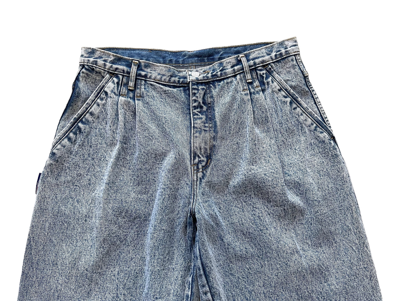 90s vintage Acid Wash Tapered Jeans