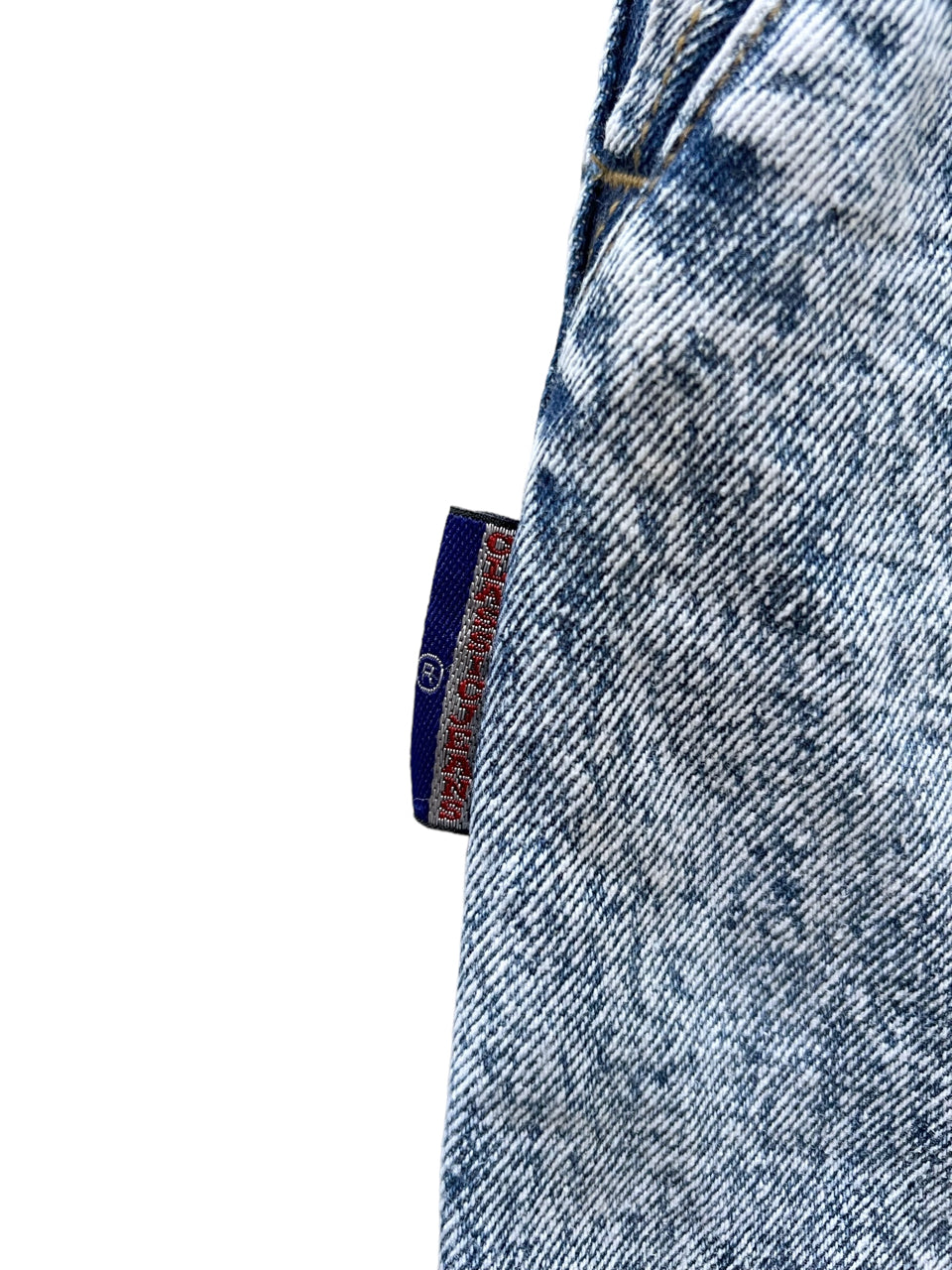 90s vintage Acid Wash Tapered Jeans