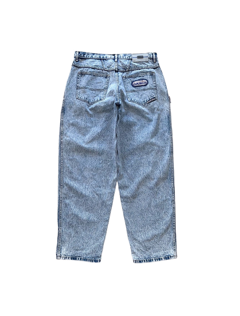 90s vintage Acid Wash Tapered Jeans