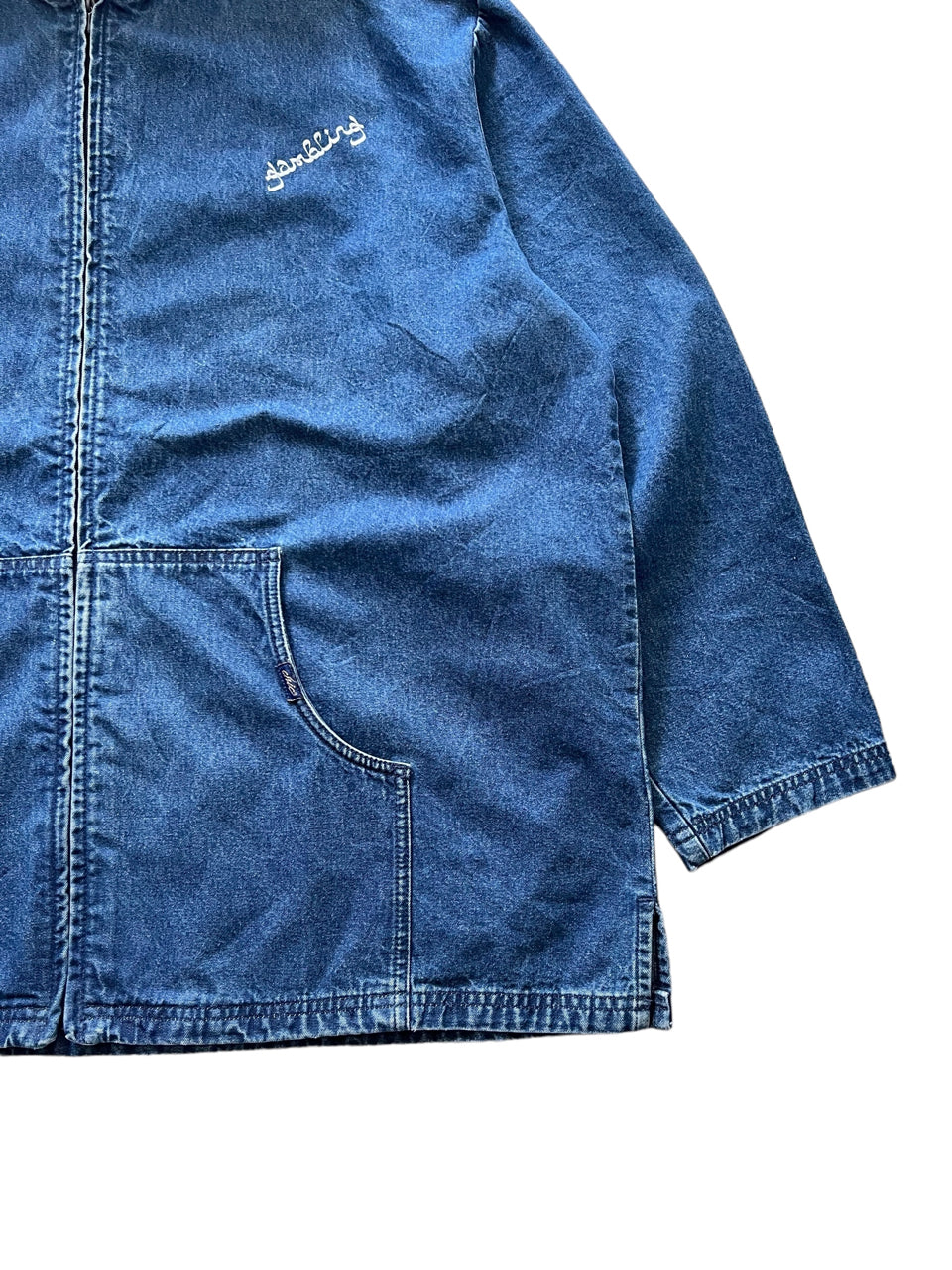 GAMBLING DENIMU ZIPUP HOODIE