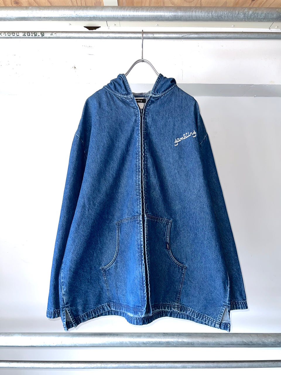 GAMBLING DENIMU ZIPUP HOODIE