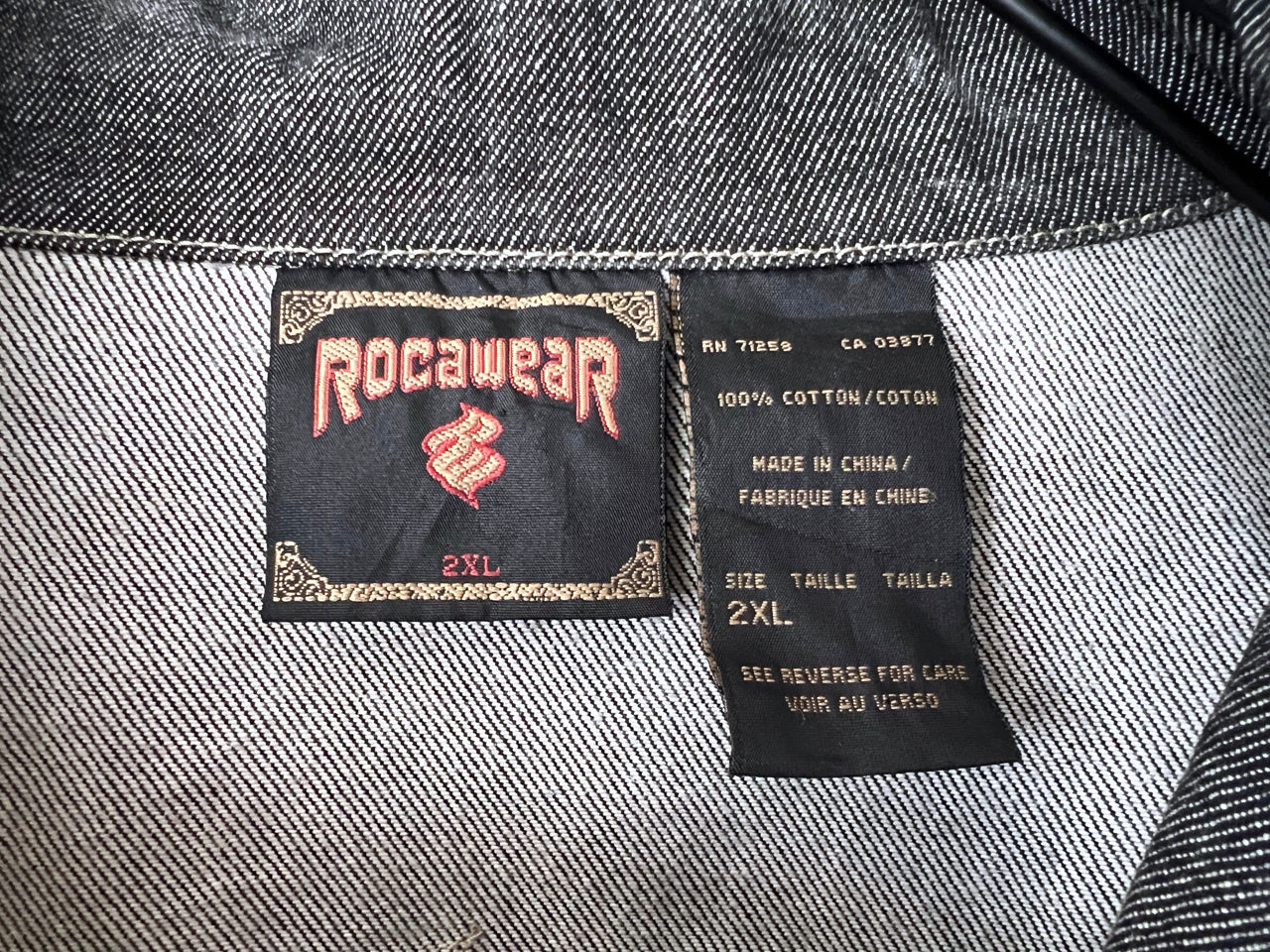 00s Rocawear Oversized Full-Zip Denim Jacket