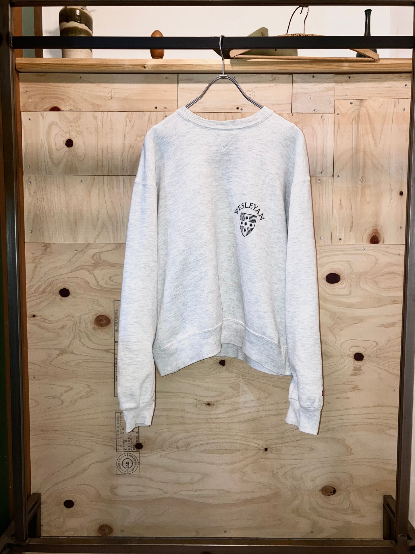 "Chimpion" Old Initial Printed Short Length Sweat "Super Rare Piace"