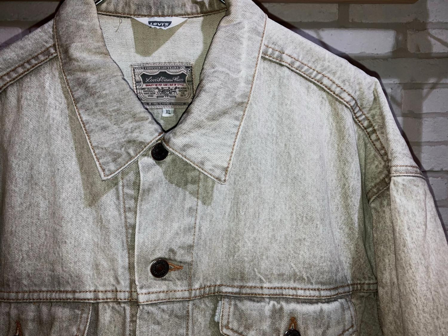 Euro"Levi's" Vintage Big Silhouette Denim JKT