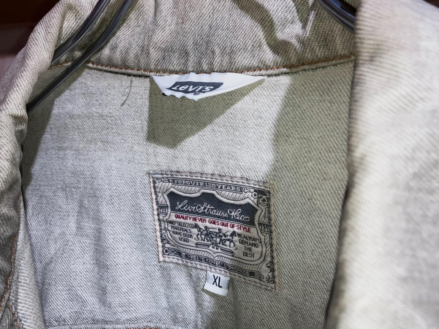 Euro"Levi's" Vintage Big Silhouette Denim JKT