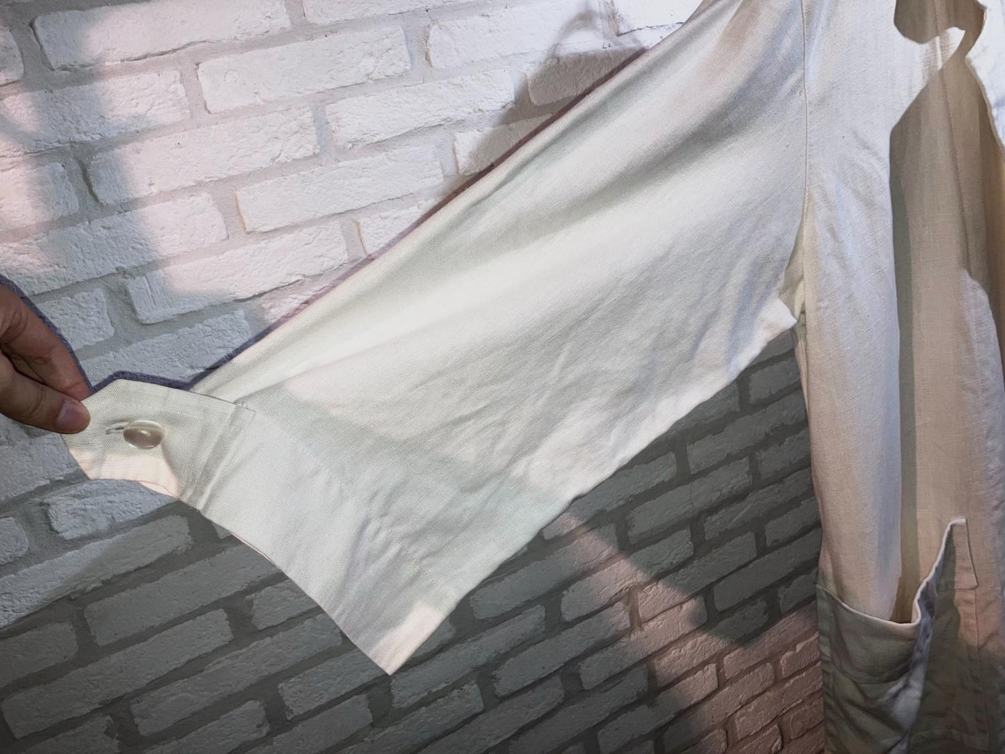 Amazing Peace "ANNE KLEIN" Vintage Linen Over Coat