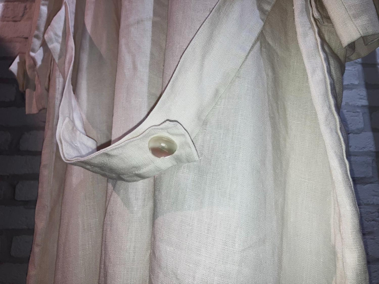 Amazing Peace "ANNE KLEIN" Vintage Linen Over Coat