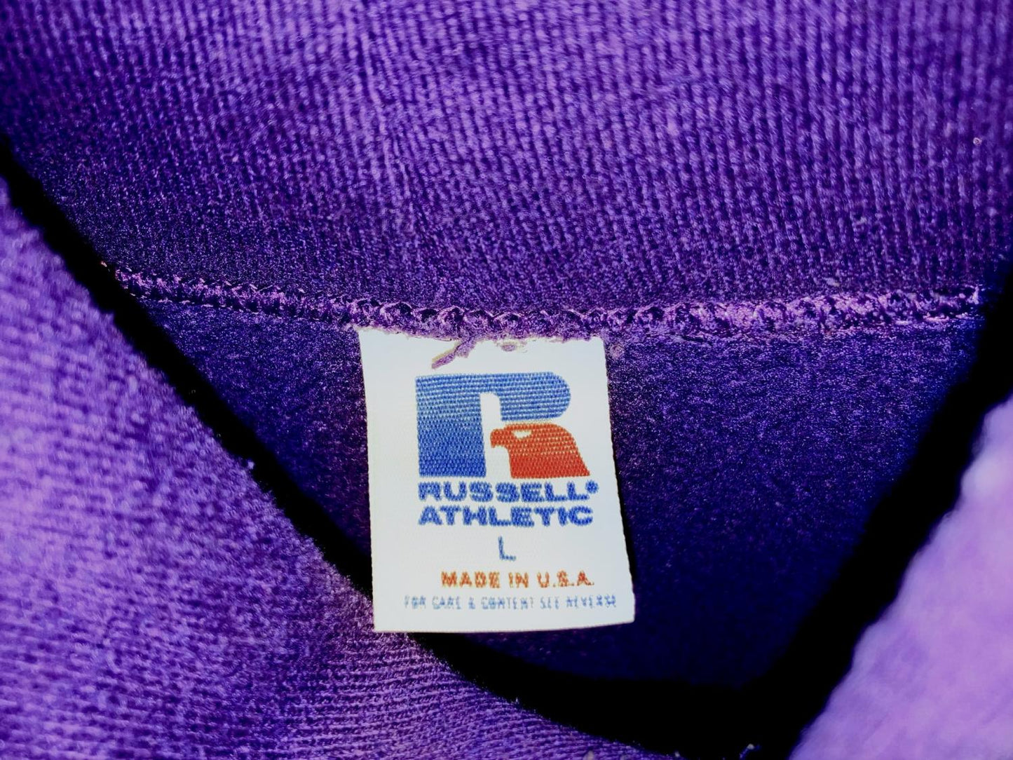 "RUSSELL" Vintage Plain Sweat Hoodie