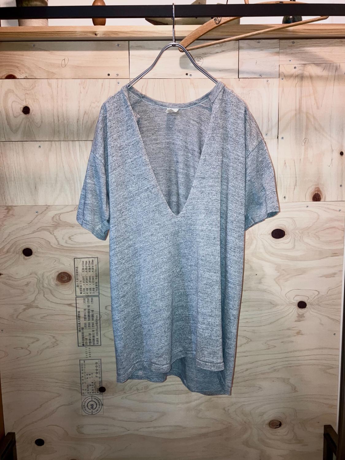 Gold Tad"RUSSELL" Vintage Deep Cut Tee
