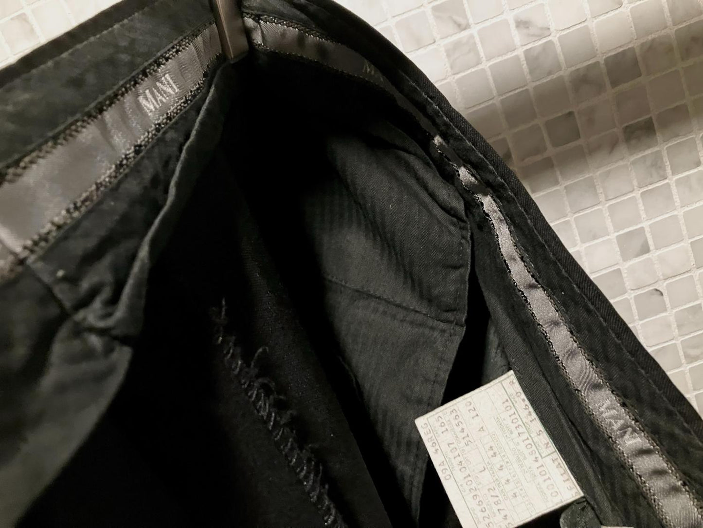 "MANI by ARMANI" Old Side Line Super Wide Slacks