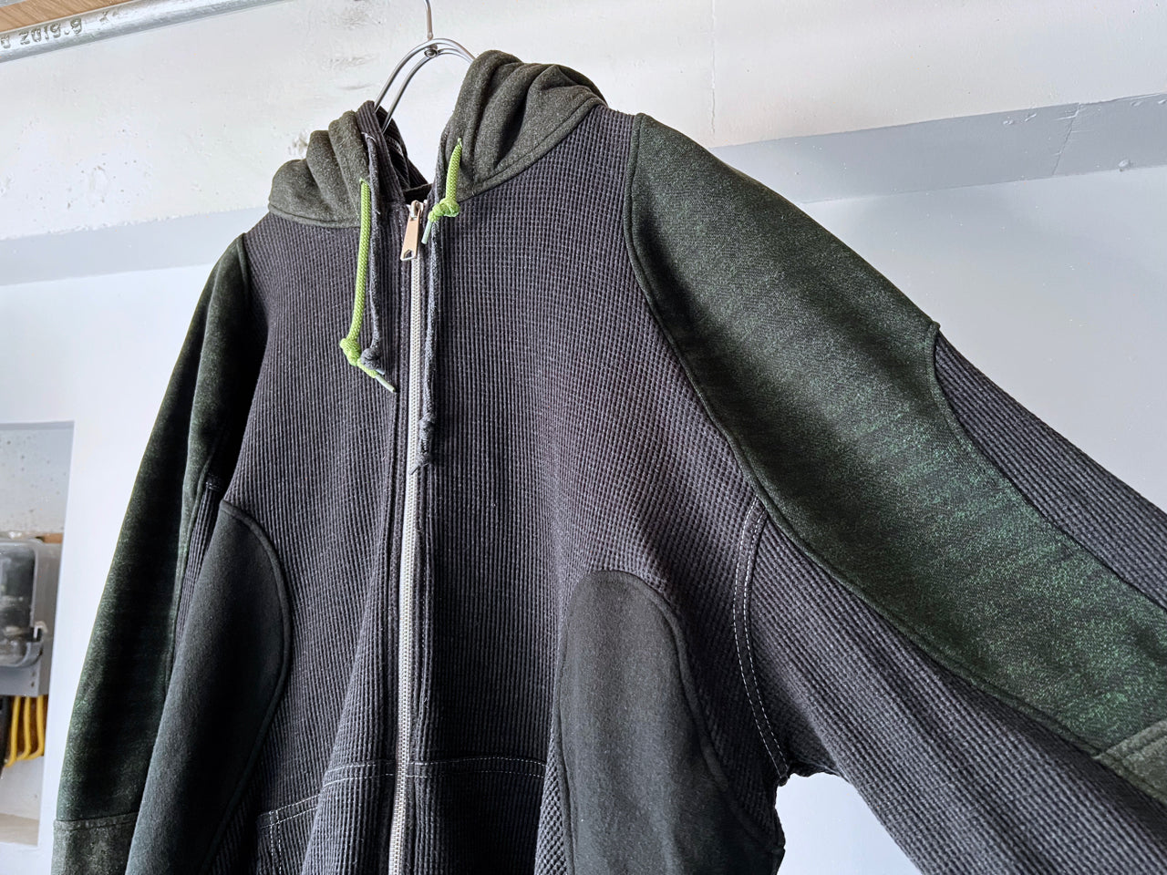 REMAKEBYK Full Zip Thermal Hoodie