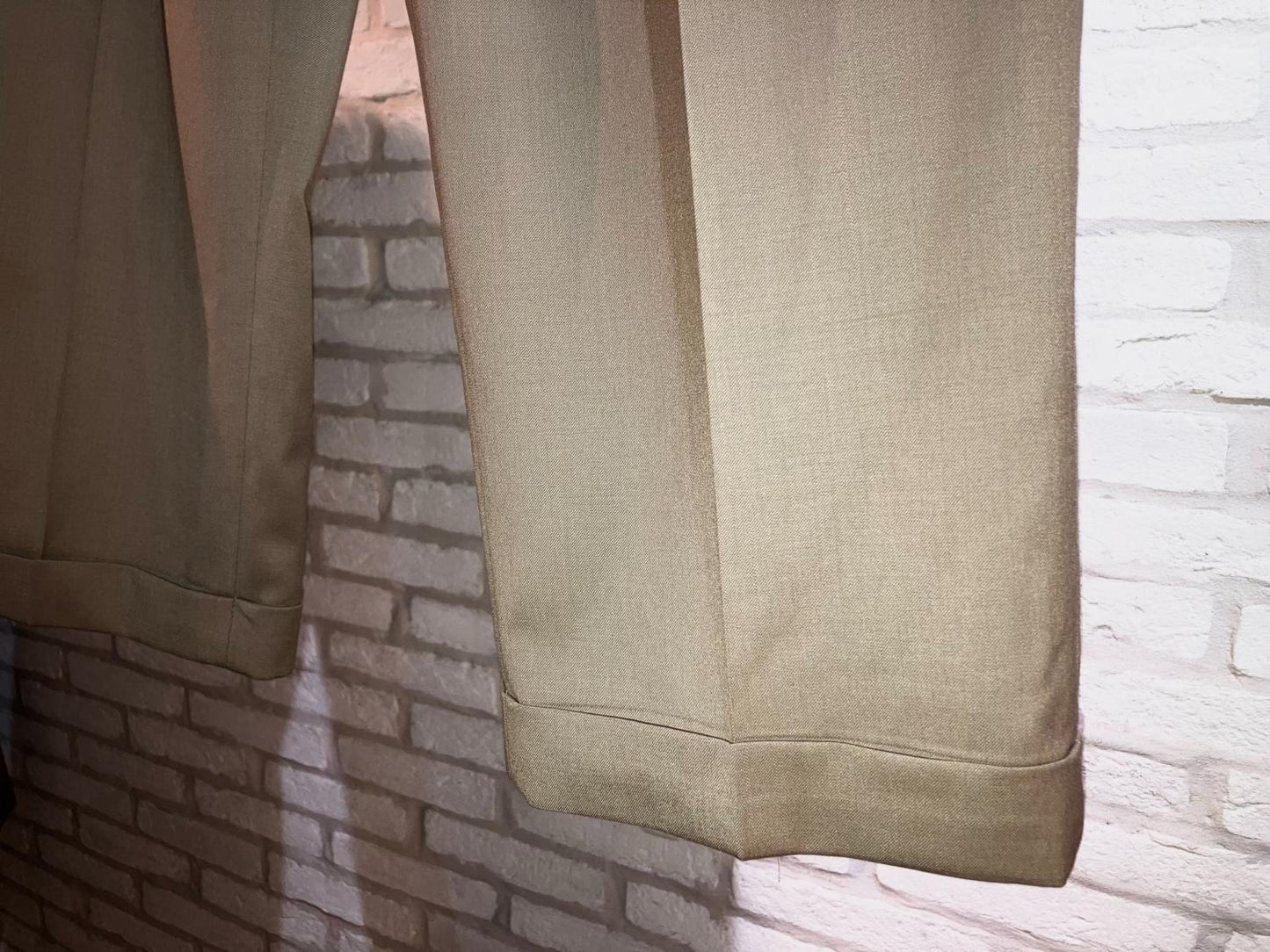 "RALPH LAUREN" 00s Toropial Wool Nice Sized Slacks