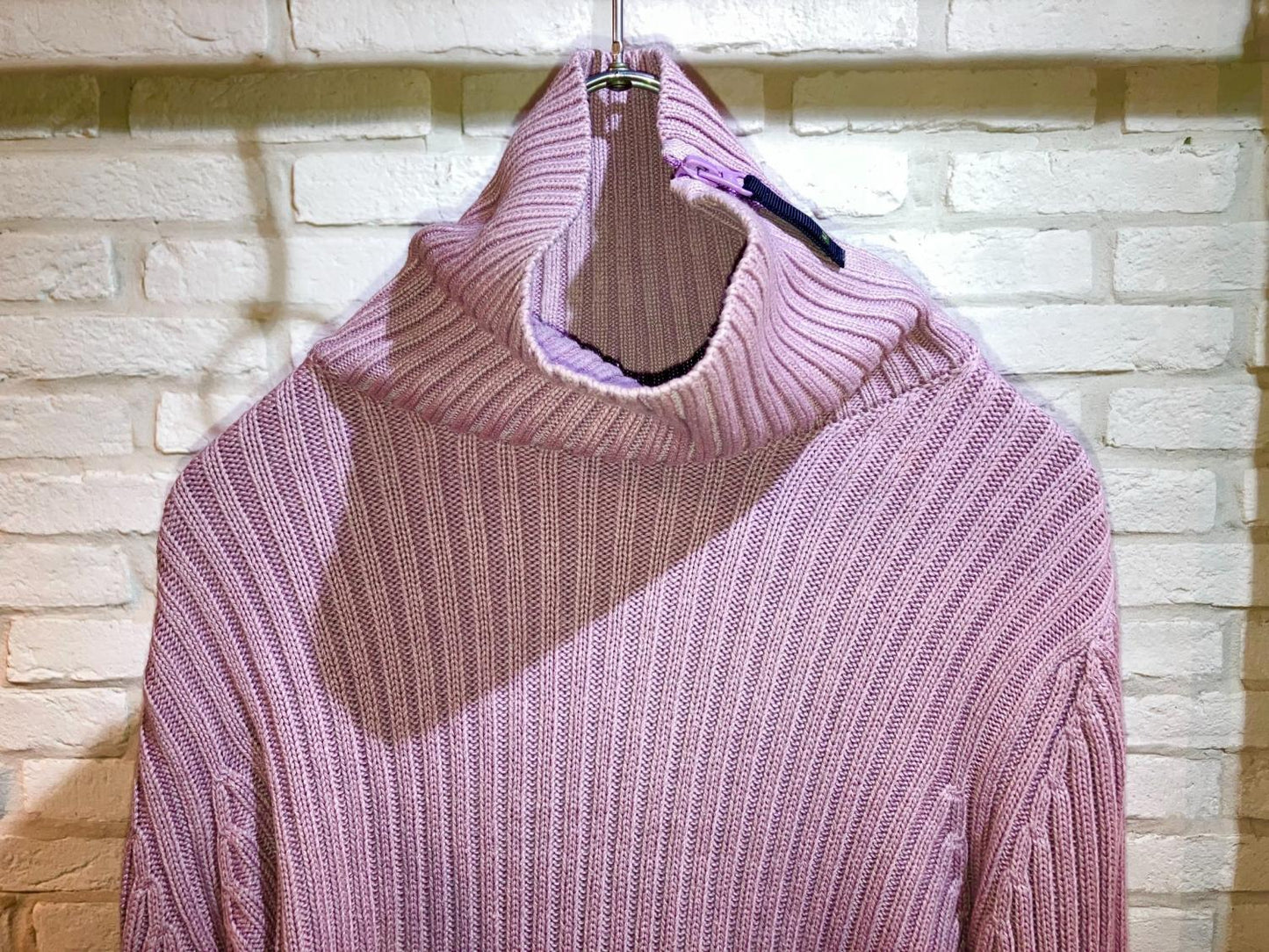 "ARMANI JEANS" 00s Side Zip Neck Knit