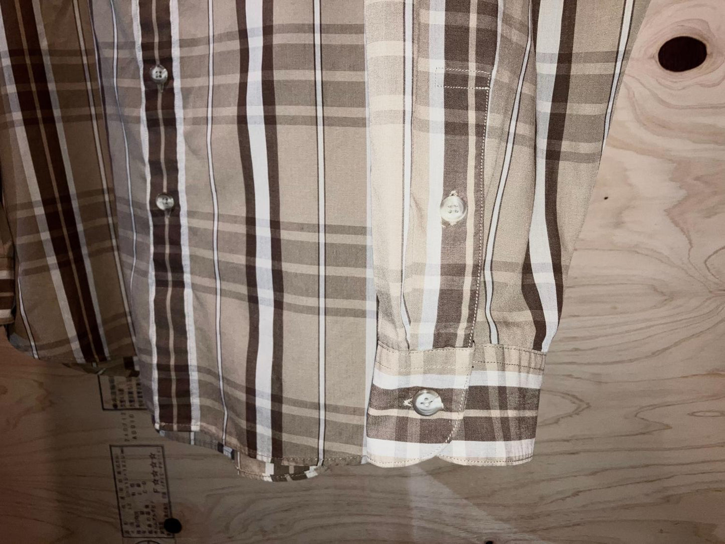 "PERRY ELLIS" Old Lam Color Check Shirt