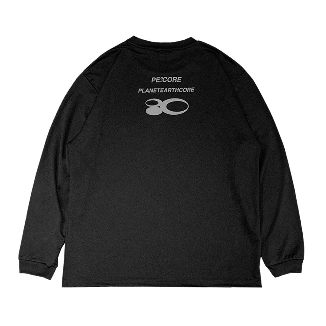 PE.°CORE JERSEY LS TEE (BLACK)