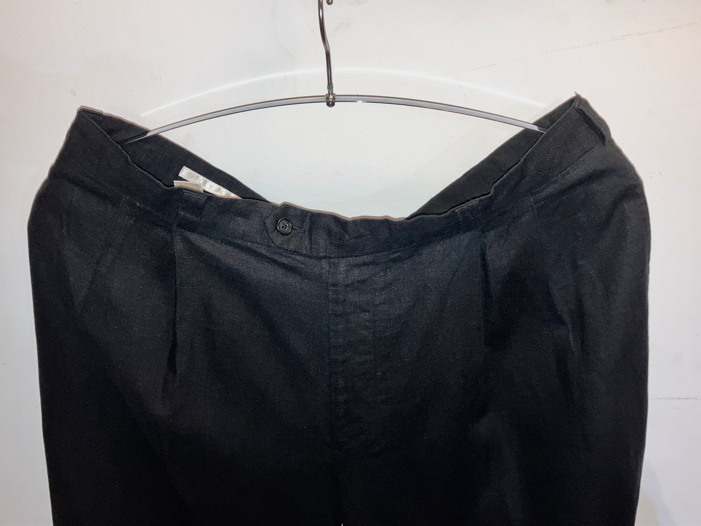 "PERRY ELLIS" Old Linen&Rayon Super Wide Slacks