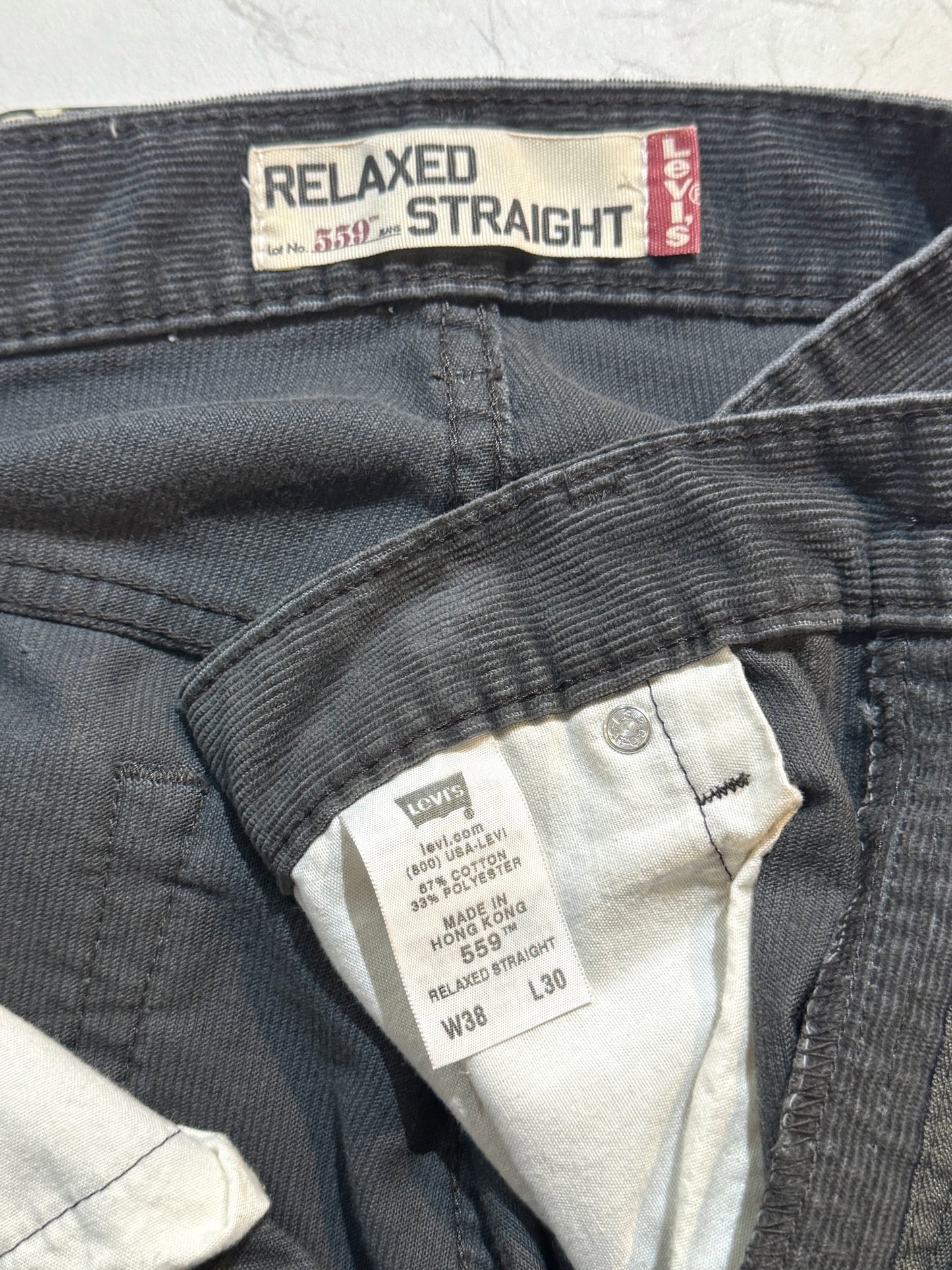 Levi's 559 Relaxed Straight Corduroy Pants