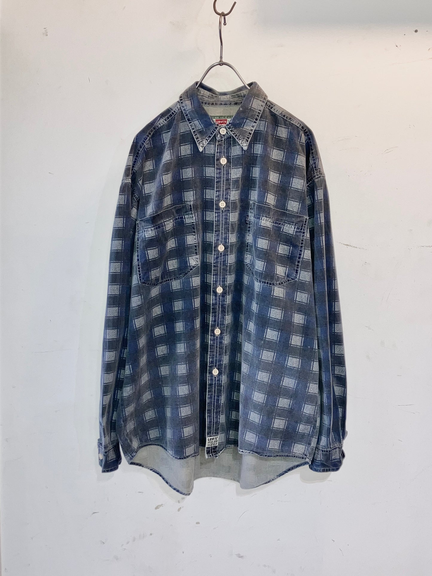 "Levi's" Old Printed Check Shirt
