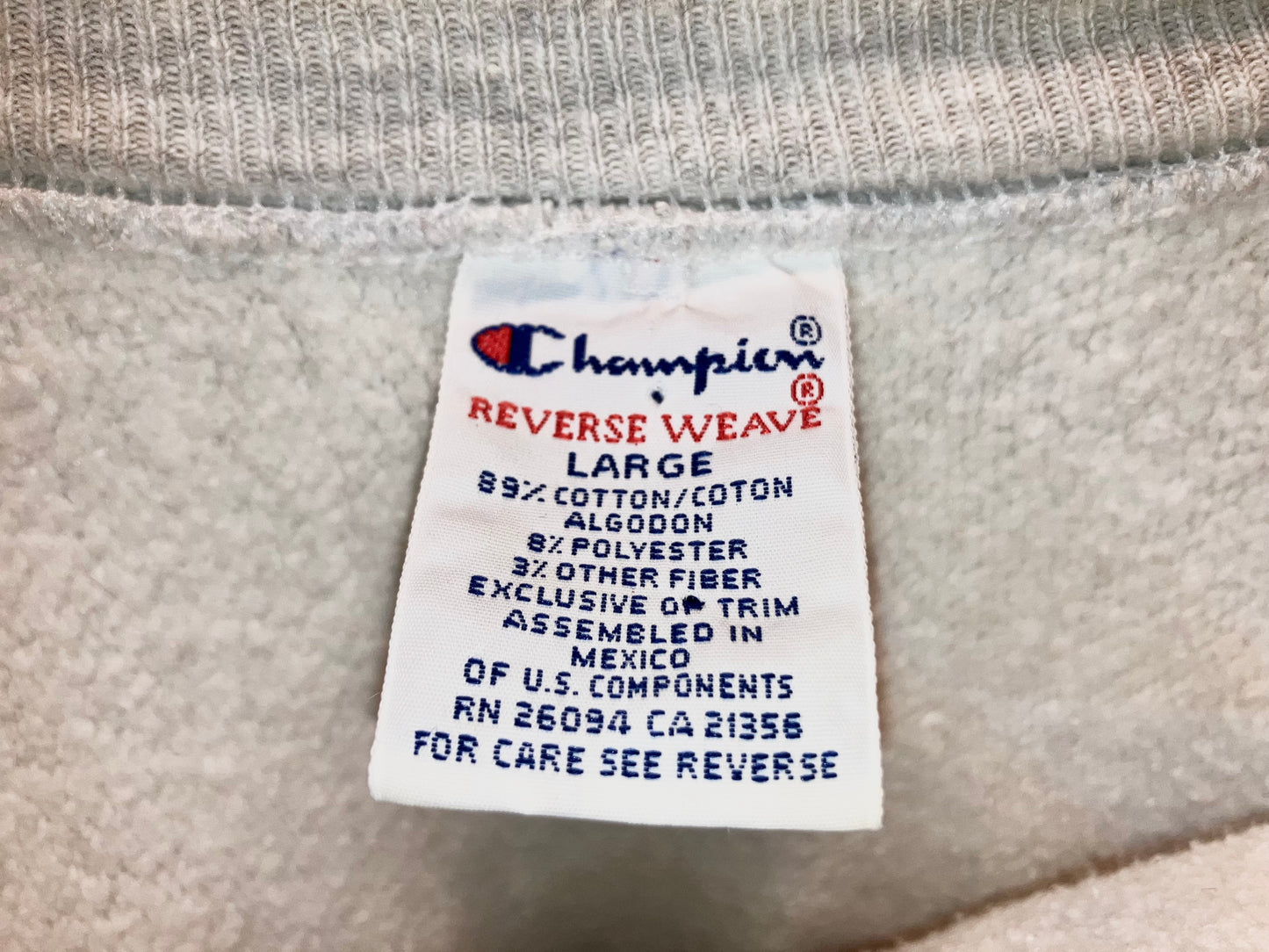"Chmpion" Old REVERSE WEAVE Printed Sweat