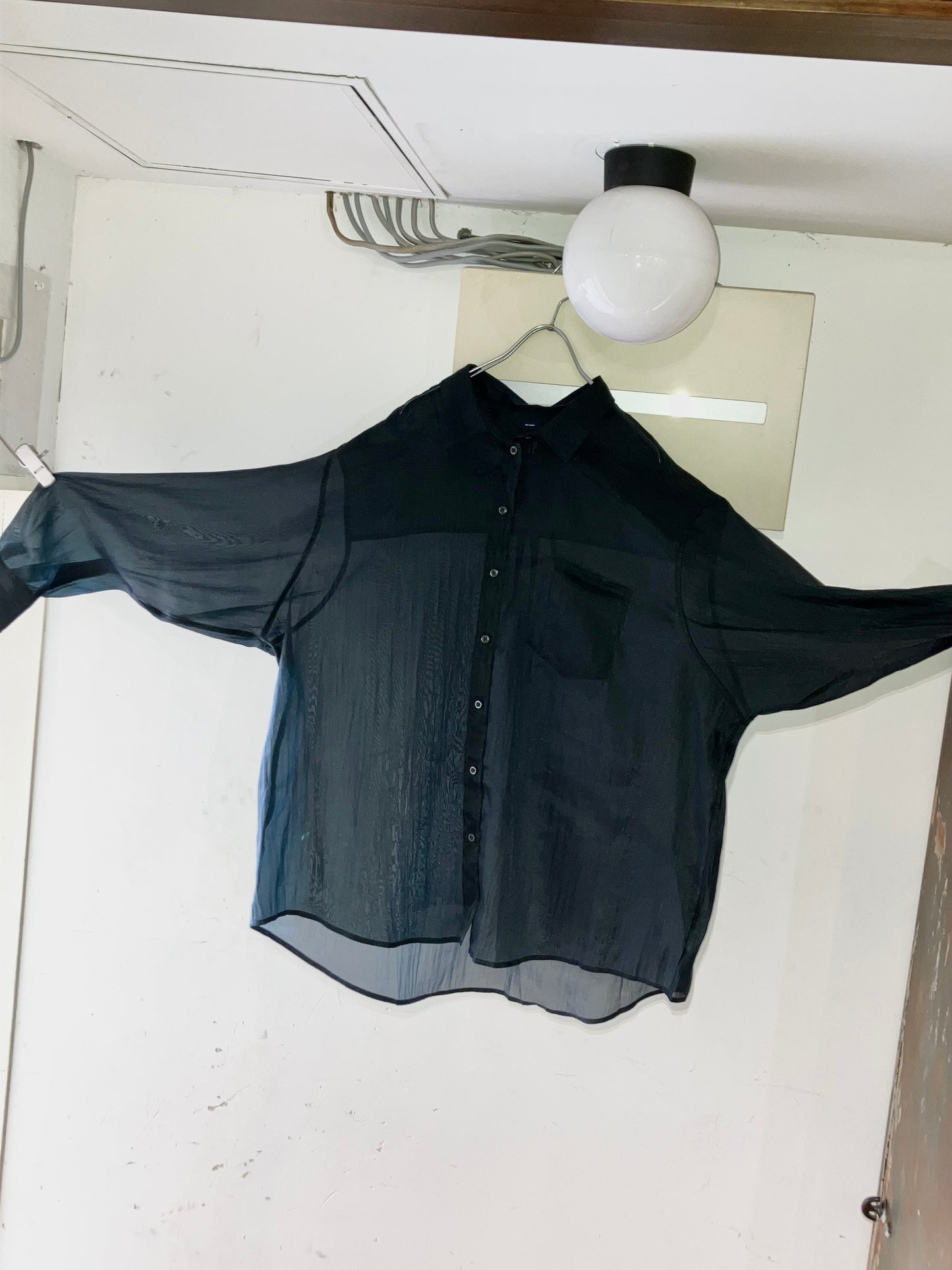 "GAP" 10s Oversized Sheer Shirt