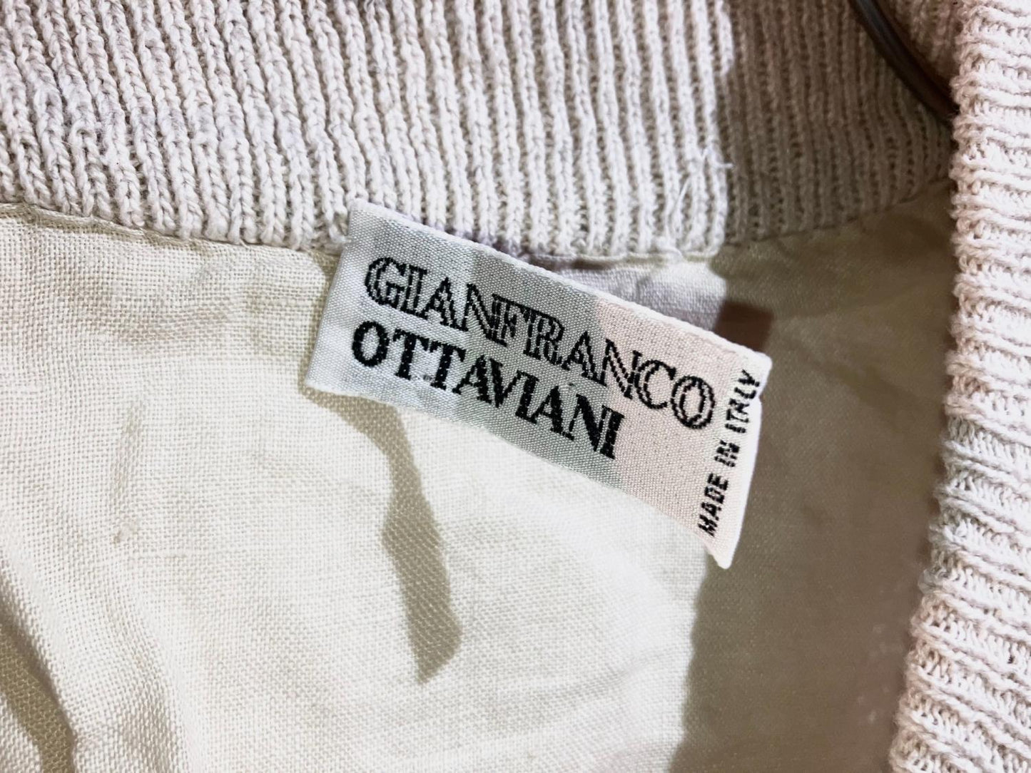 Vintage Linen×Knit Design JKT