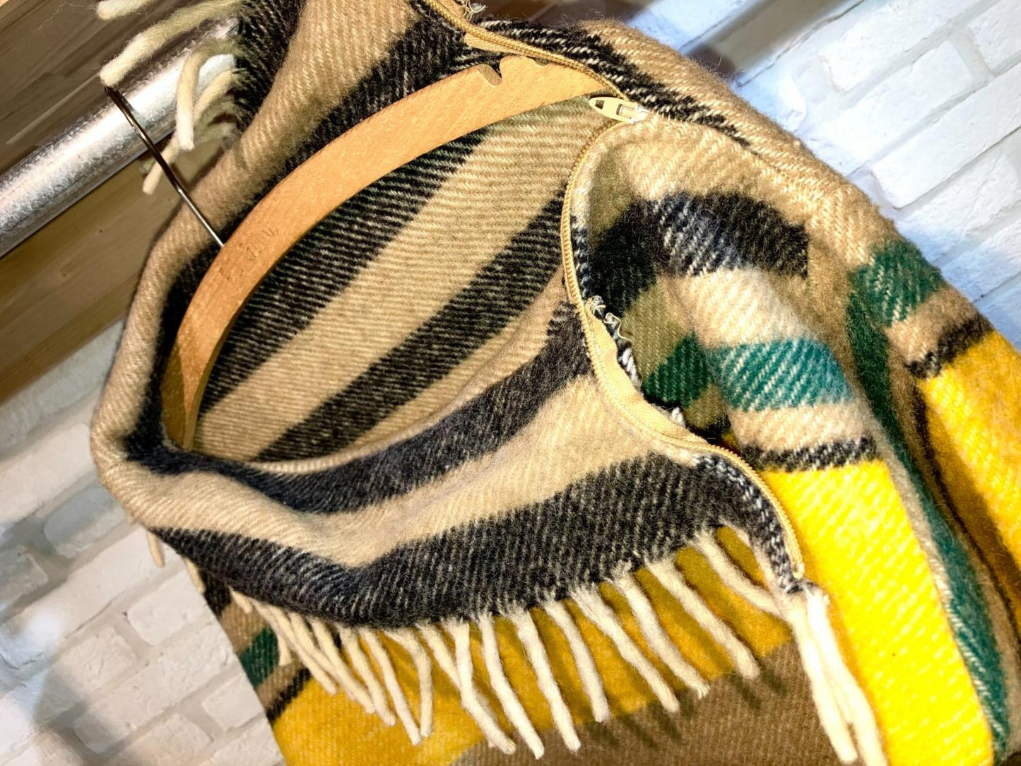Vintage Norway Fringe Wool Pollover