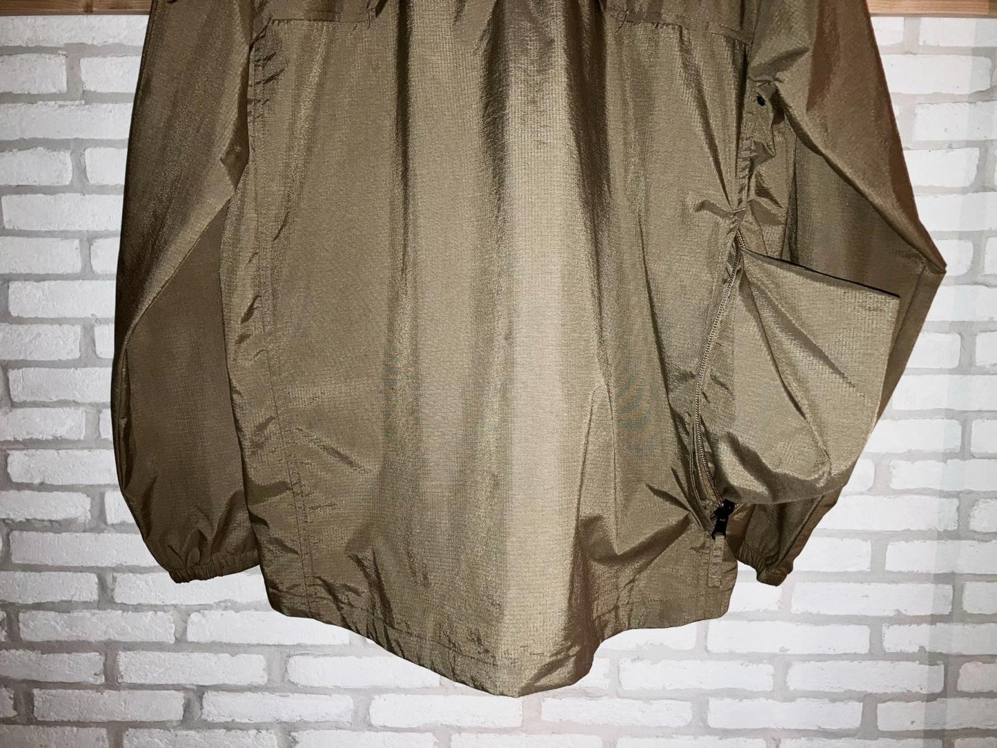 2000s GAP Packable Solid Nylon JKT "Coyote Color"