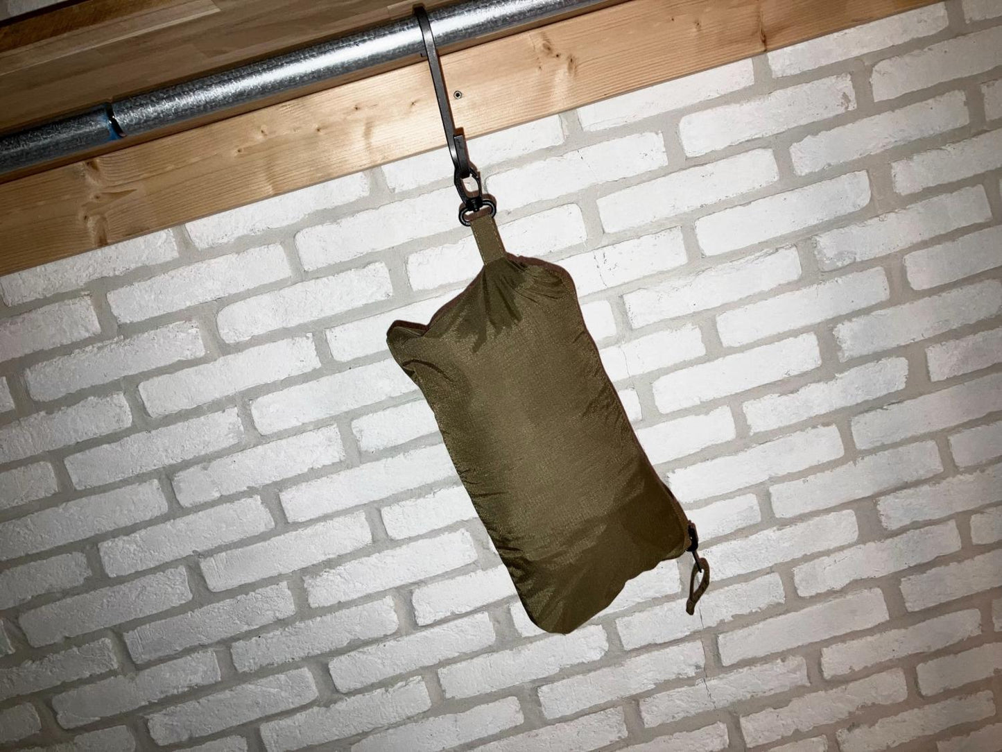 2000s GAP Packable Solid Nylon JKT "Coyote Color"