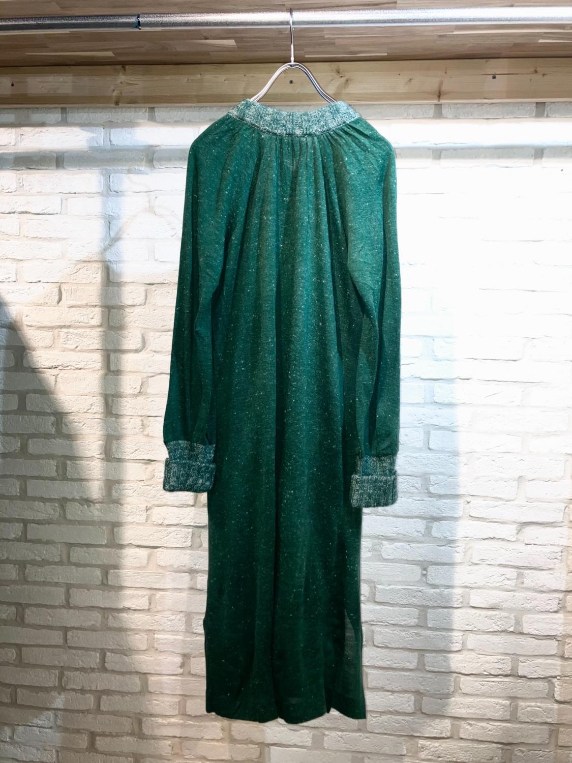 Vintage Knit Gather One Piace