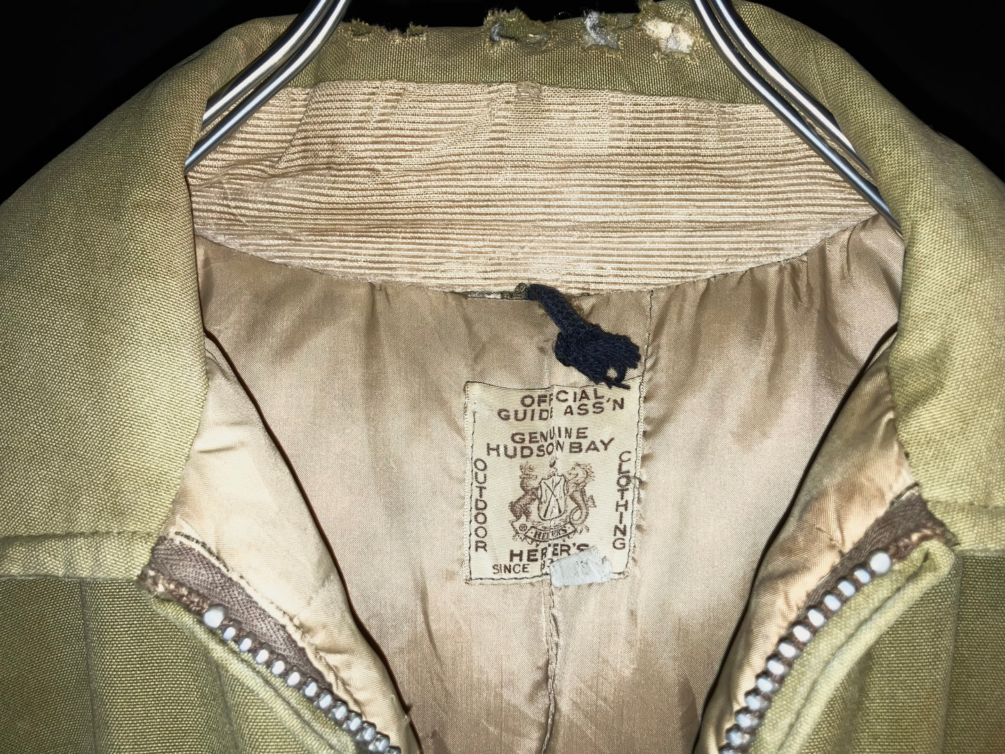 "HUDSON BAY" Vintage Hunting Down JKT