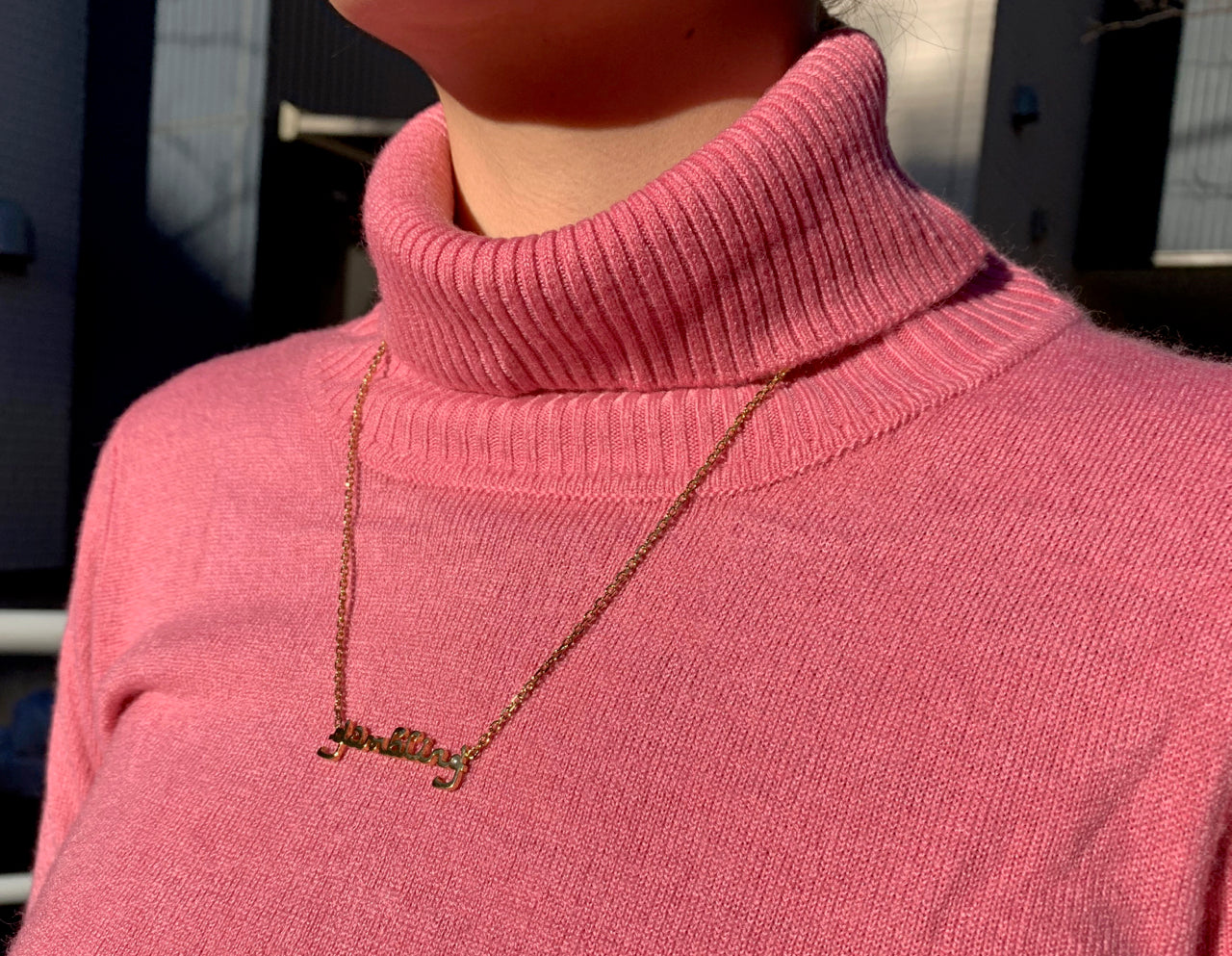 GAMBLING NECKLACE GLD