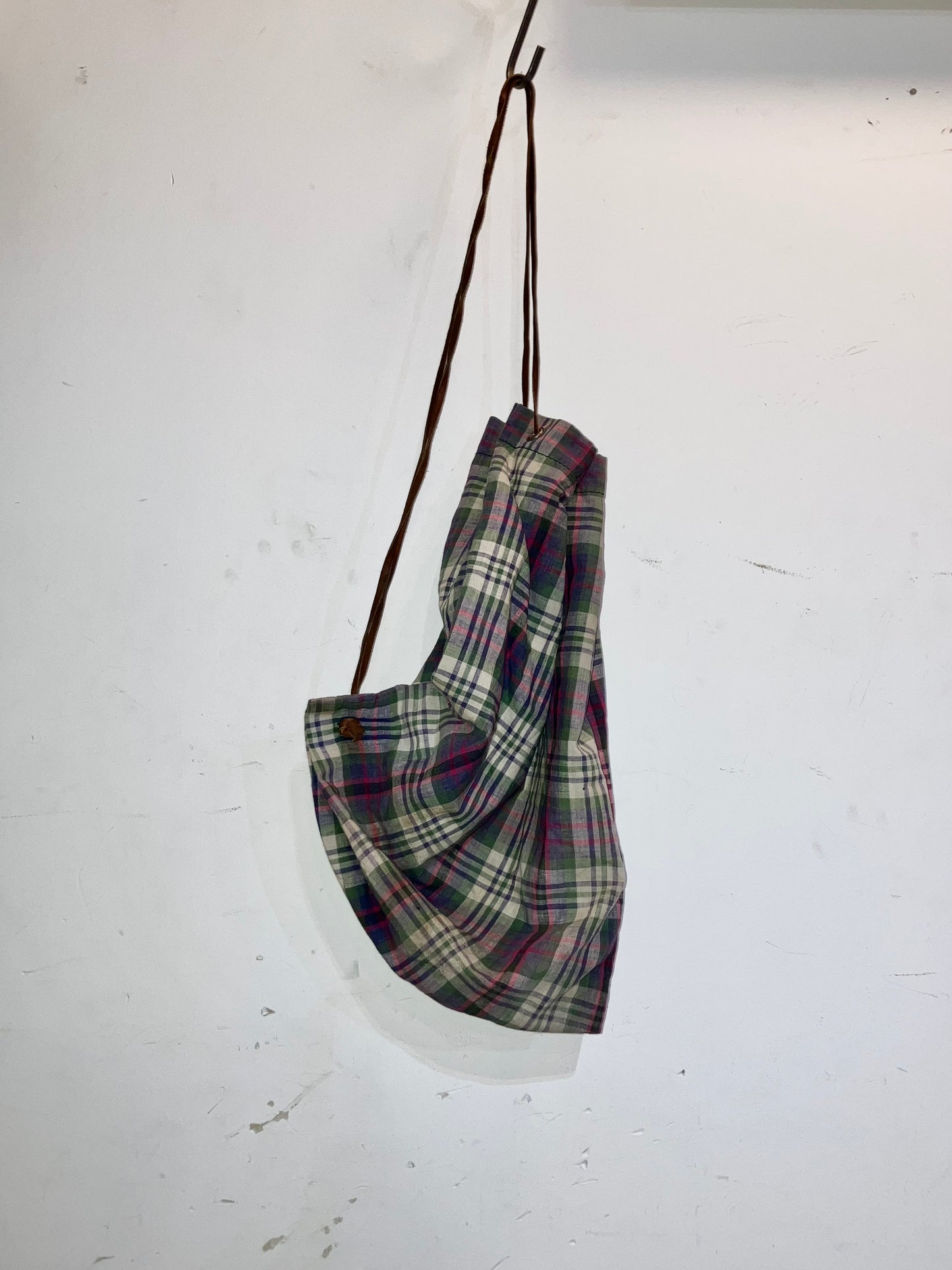 "J.CREW" Old Madras Check Bag
