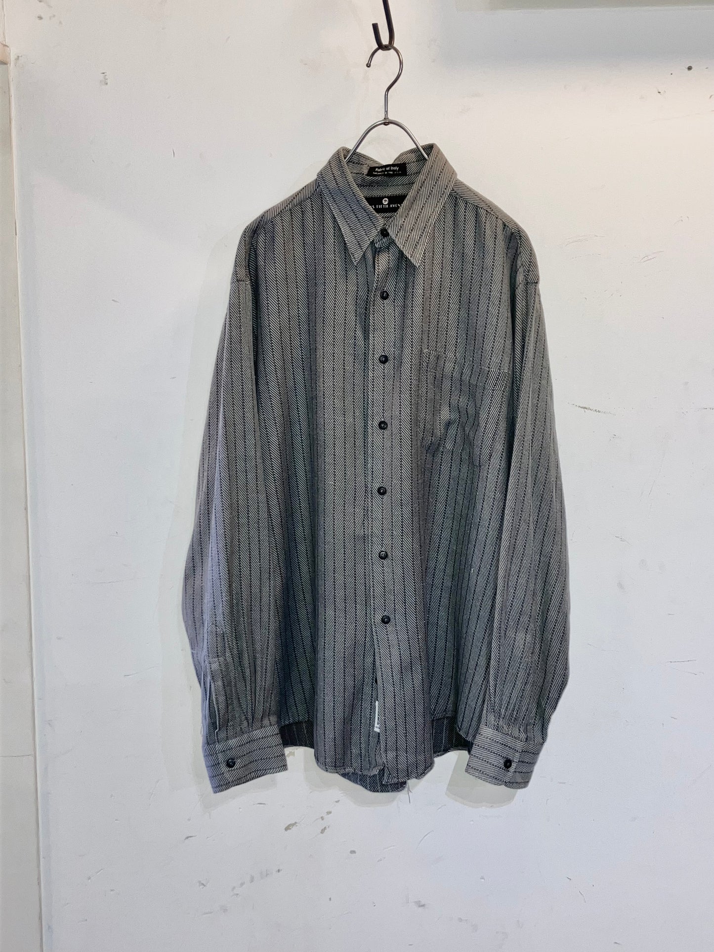 "SAKS FIFTH AVENUE" Old Stripe Shirt