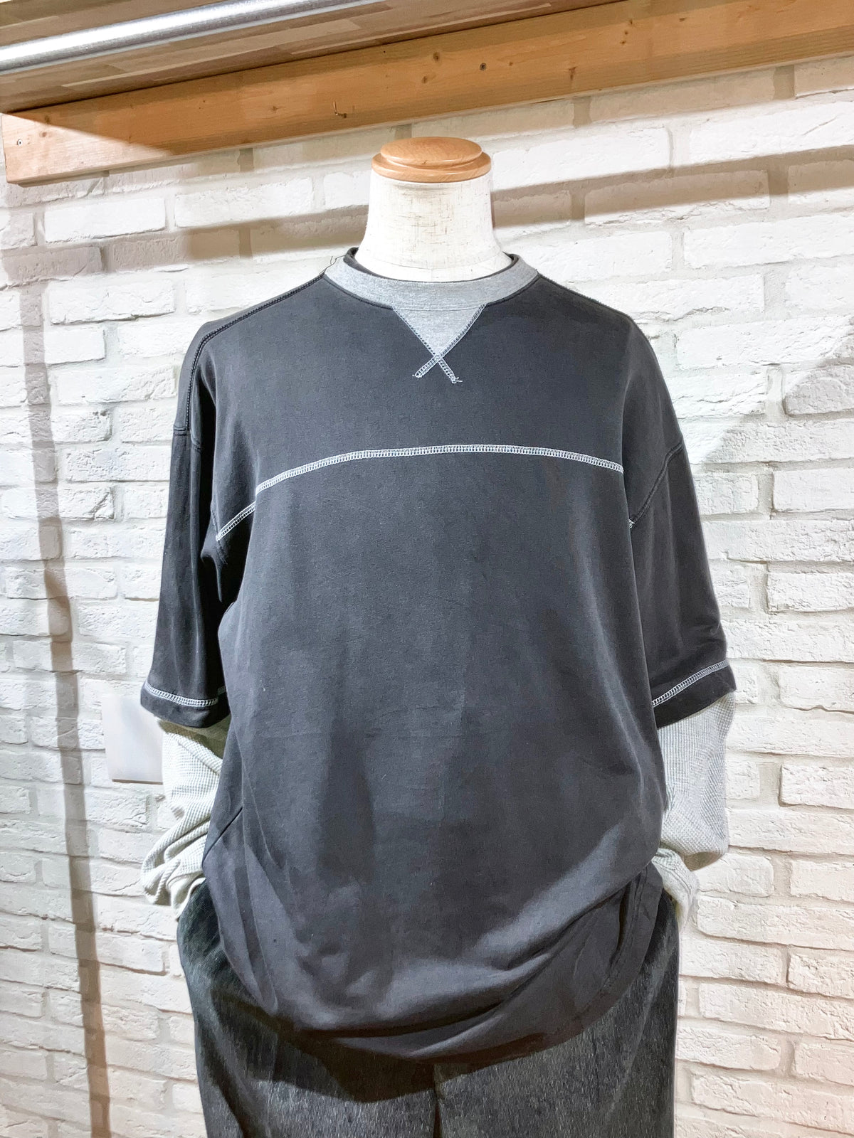 Old Design Fake Layered LS Tee