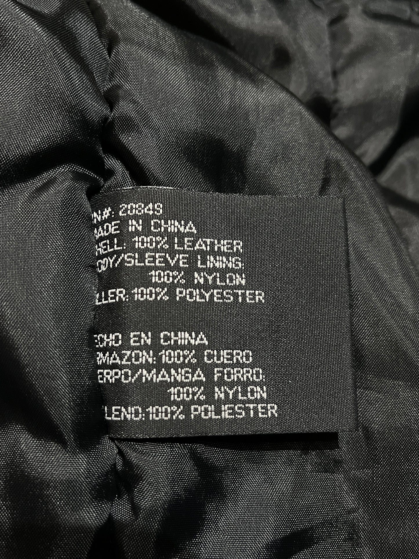 old Padded Leather Jacket